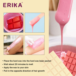 Cera Dura in Blocco da 400g al Cioccolato <span class=keywords><strong>per</strong></span> Salone, <span class=keywords><strong>per</strong></span> Pelli Sensibili, Depilazione <span class=keywords><strong>Viso</strong></span> Delicata - Product Image 3