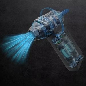 Ventilateur portable de <span class=keywords><strong>nouvelle</strong></span> conception, super longue portée, faible bruit, 4000 mAh*2, souffleur d'air - Product Image 6