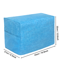 Housse de machine à coudre pliable, durable, en tissu Oxford, réutilisable, portable, grande capacité, tendance, avec sac de rangement et housse anti-poussière
