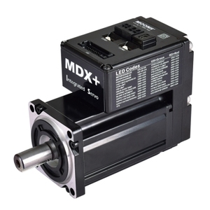 Moteurs intégrés de la série MDX Plus, design compact, 100/200/400/550W, 24-60 VDC, 40/60/80mm, options EtherCAT, CANopen et RS-485 - Product Image 1