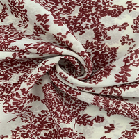 Tissu en polyester 75D imprimé en mousseline de soie, finition douce et chute élégante, vente en gros de matériaux métalliques
