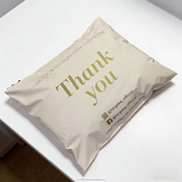 Enveloppes d'emballage de vêtements en poly noir or avec logo imprimé personnalisé enveloppes d'expédition sac d'expédition de courrier en plastique