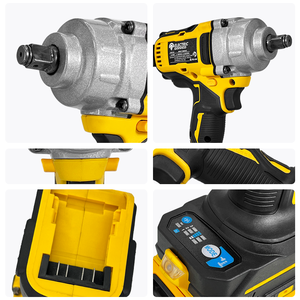 مفتاح ربط كهربائي لاسلكي Electric Goddess بعزم دوران عالٍ 1000 نيوتن.متر، مقاس 1/2 بوصة، للاستخدام الذاتي، يعمل ببطارية 20 فولت ومحرك بدون فرش - Product Image 5