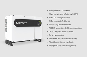 Sistema de Energía Solar Trifásico Growatt 70KTL3 de 70kw Conectado a la Red con 7 MPPTS 70KTL3 70kw 70KTL3 - Product Image 3