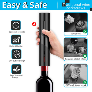 Automatic Electric Wine Openers for Beer USB Rechargeable Beer Bottle Openers Corkscrew Wine Beer Cap Opener <b>Kitchen</b> <b>Accessories</b> - Product Image 4