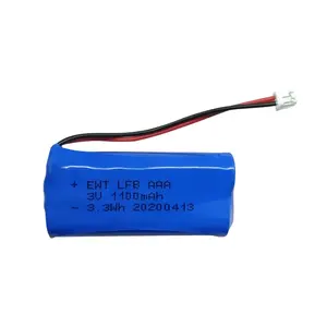 Lithium LiFeS2 Battery LFB AA Size 3V 1100mAh