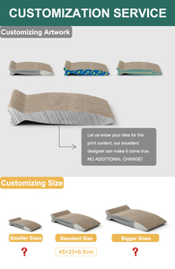 Rascador para Gatos Moderno en Forma de Lubina, de Cartón Corrugado de Doble Cara, Ecológico y Duradero, para Gatos Pequeños, para Afilar Garras y Descansar - Product Image 3