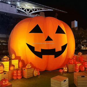 Citrouille gonflable géante grandes citrouilles artificielles déco décorations 2023 avec souffleur sauter disfraz de halloween jouets en plein air - Product Image 1