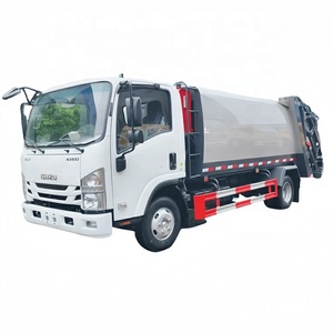 Petit <span class=keywords><strong>camion</strong></span> à ordures Isuzuu 4x2 <span class=keywords><strong>camion</strong></span> à ordures 6CBM compacteur <span class=keywords><strong>camion</strong></span> à ordures à vendre - Product Image 1