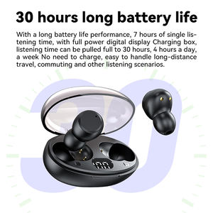 ミニデジタルディスプレイカプセルヘッドセットスポーツハンズフリーステレオサウンドledワイヤレスイヤフォン - Product Image 5