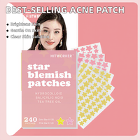 Patchs hydrocolloïdes anti-âge éclaircissants et anti-acné en forme de cœur, sans parfum, les plus vendus, sans cruauté animale, pour tous types de peau