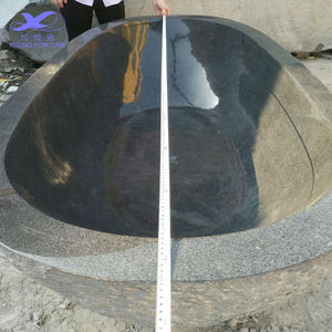 Bañera <span class=keywords><strong>de</strong></span> mármol <span class=keywords><strong>de</strong></span> estilo europeo, bañera <span class=keywords><strong>de</strong></span> piedra sólida negra, moderna, ovalada, hecha a mano, Económica - Product Image 6