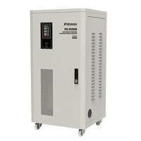 Stabilisateur de tension de moteur servo triphasé haute précision 380V AC, régulateur de tension automatique SVC, efficacité 97%, 50Hz/60Hz 3-5