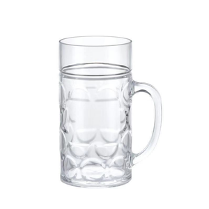 Grande tasse à <span class=keywords><strong>bière</strong></span> en plastique personnalisée <span class=keywords><strong>de</strong></span> haute qualité 1000ML <span class=keywords><strong>1L</strong></span> PS sans BPA - Product Image 1