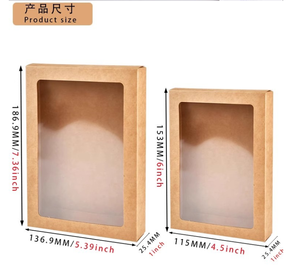 Cajas de Embalaje de Cartón Kraft Personalizadas al por Mayor <span class=keywords><strong>para</strong></span> Marcos de <span class=keywords><strong>Fotos</strong></span>, Cajas de Regalo de Cartón con Ventana Transparente <span class=keywords><strong>para</strong></span> Marcos de <span class=keywords><strong>Fotos</strong></span> - Product Image 6