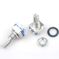 Potensiometer putar Audio Digital 20mm, Encoder EC11 dengan saklar