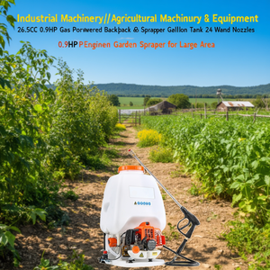 Pulvérisateur à dos à essence Vevor, 6,5 gallons, moteur 0,9 CV, pulvérisateur de jardin pour grandes surfaces - Product Image 2