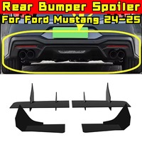 Car Rear Bumper Spoiler Lip Diffuser Modification Part For Ford Mustang 2024-2025 Bumper Guard Protector Cover Car Accessories
