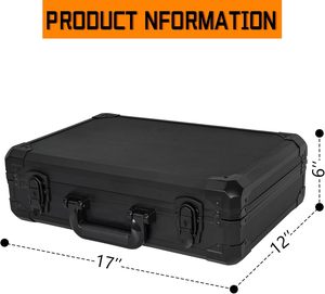 Valise de transport en aluminium pour microphone et équipement photo, étui pour table de mixage <span class=keywords><strong>DJ</strong></span> avec mousse pré-découpée personnalisable - Product Image 2