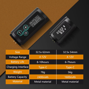 Tham vọng máy xăm không dây bút thêm pin dự phòng ban đầu cho người lính Ninja Vibe mars-u zetton Flash seher - Product Image 5