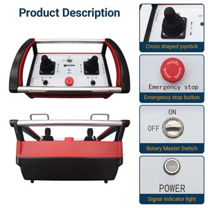 NOMI 2 Joystick Hydraulic Proportional Wireless <b>Remote</b> <b>Control</b> 240W for Truck Mounted <b>Crane</b> - Product Image 6