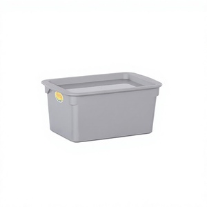 Pearl River Rectangular PP Plastic Injection Molded Multifunction Storage Box <b>Lid</b> 12L Large Capacity Organizer <b>Bin</b> Clothing - Product Image 1