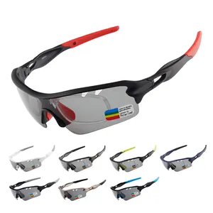 New Fashion Outdoor Sports Eyewear Golf Fishing Running Cycling Pc Lens Sports Sunglasses
