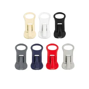 3# 5# High Quality Resin Slider Plating Colored Thumb Slider Zipper Pull Head Custom Logo Available