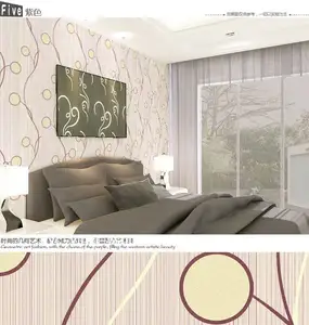 elegant vinyl wallpaper for household deep embossed wallcovering korea tapeten