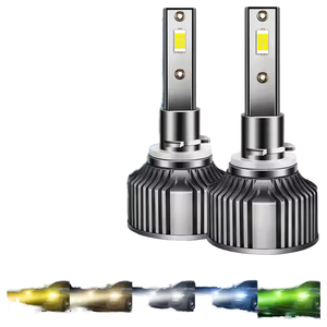 หลอดไฟหน้ารถยนต์ LED 12V สำหรับ H4/H7/H11B/H8/H27 6000K สีคูลไวท์ - Product Image 1
