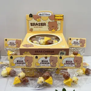 3 कुशल सफाई उपकरण प्यारा पांडा 3 डी पेंसिल इरेज़र सेट - Product Image 1