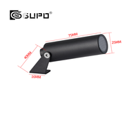Projecteur LED GUPO 3W à montage en surface, étanche IP65, anti-éblouissement en nid d'abeille, petit éclairage d'accentuation pour l'éclairage extérieur
