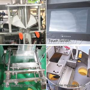 Sachet de poudre de granules automatique Machine d'emballage de remplissage de tasse à mesurer de grains de café d'épices en bois - Product Image 5