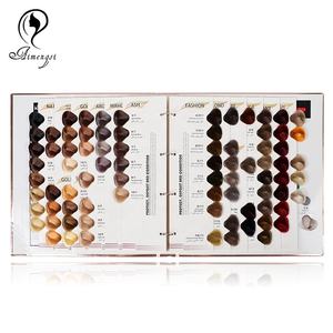 OEM Color de pelo rubio gráfico <span class=keywords><strong>libro</strong></span> helado tinte de pelo Tabla de color para bigen tinte marrón - Product Image 3