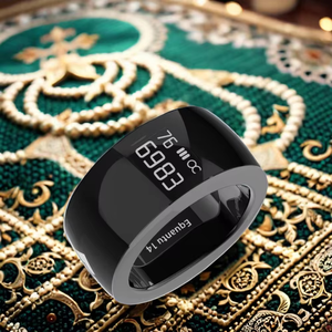 Santo Tasbih Anel Contador SQ668 Aço Inoxidável Muçulmanos Oração Azan Vibração Lembrete Anel Zikr - Product Image 6