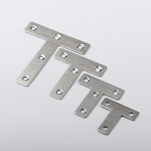 Jinnate Stainless Steel L And T Type Corner Bracket 90 Degree Flat Panel Connector For Table Chair Furniture Support - Product Image 3
