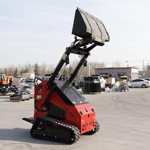 Mini Skid Steer <span class=keywords><strong>Loader</strong></span> Promosi Dengan Mesin Bensin atau Diesel Skid Steer <span class=keywords><strong>Loader</strong></span> Dengan Perlengkapan  Dijual - Product Image 5