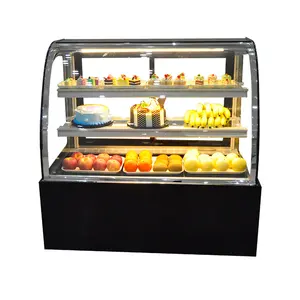 cake display fridge 3 layer cake chiller display refrigeration equipment