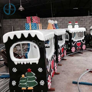 <span class=keywords><strong>Train</strong></span> miniature à thème <span class=keywords><strong>de</strong></span> Noël grande capacité, fabricant professionnel <span class=keywords><strong>de</strong></span> haute qualité, manège pour enfants pour parcs d'attractions, en promotion - Product Image 5