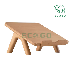 Eco Go Sturdy Natural Bamboo <b>Laptop</b> <b>Stand</b> Adjustable Ergonomic Mount for Office Use - Product Image 3