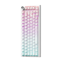 Clavier mécanique sans fil personnalisable K81 RGB Tri-mode avec touches latérales imprimées pour le jeu