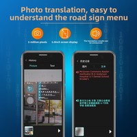 Traducteur d'interprétation simultanée multifonctionnel intelligent 4G Global AI Traducteur intelligent Android pour l'arabe et le russe