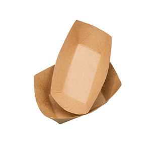 Barquette en papier alimentaire résistante à la graisse pour pop-corn, chips, burgers, gâteaux, bonbons, glaces et salades de fruits - Product Image 2