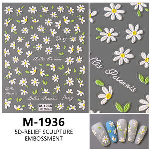 5D Nail Art Autocollants Stickers Auto-Adhésif Coloré Nail Fournitures Nail Art Design Décoration Accessoires - Product Image 3