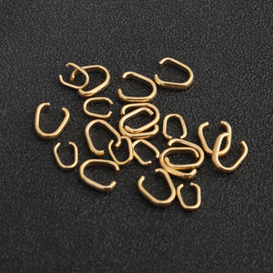 Fermoirs à pince en acier inoxydable plaqué or 18 carats, fermoirs en forme <span class=keywords><strong>de</strong></span> graines <span class=keywords><strong>de</strong></span> <span class=keywords><strong>melon</strong></span>, boucle DIY, collier, pendentif, fabrication <span class=keywords><strong>de</strong></span> bijoux - Product Image 5
