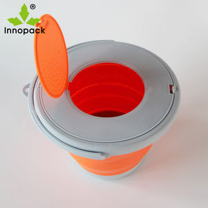 Couleur facultative 10 L 12 L 15 L Seau de pêche pliable rond - Product Image 2