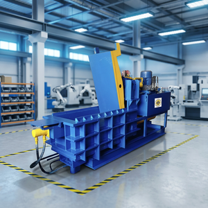 Máquina Empacadora de Fardos UBC CAN, Semiautomática, 380V, Alta Rigidez, Modelo Industrial Azul, Operación Manual - Product Image 6