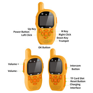 Talkie-walkie vidéo pour enfants avec écran de 2 pouces, affichage photo, radio bidirectionnelle, jouet portable pour jeu parent-enfant en intérieur et en extérieur - Product Image 6
