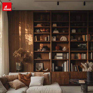 <span class=keywords><strong>Meuble</strong></span> <span class=keywords><strong>TV</strong></span> en bois massif de noyer, style scandinave nordique minimaliste, luxe léger, combinaison salon, AllandCabinet Premium - Product Image 3