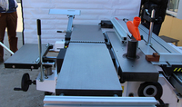 Table de scie coulissante C400 5 en 1, table de travail pour le bois, scie de haute qualité, machine universelle combinée pour le bois